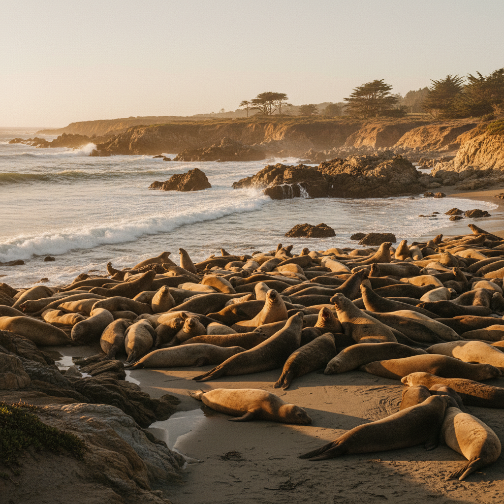 Elephant Seal Rookery San Simeon