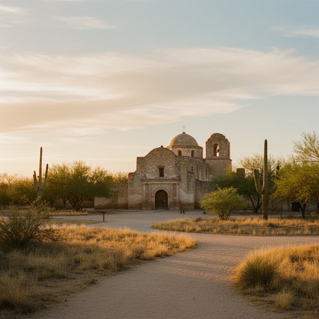 Best Golden Hour Vistas at Tumacácori National Historical Park
